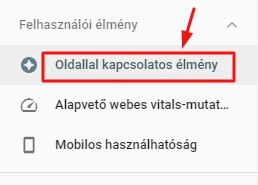 oldallal kapcsolatos élmény